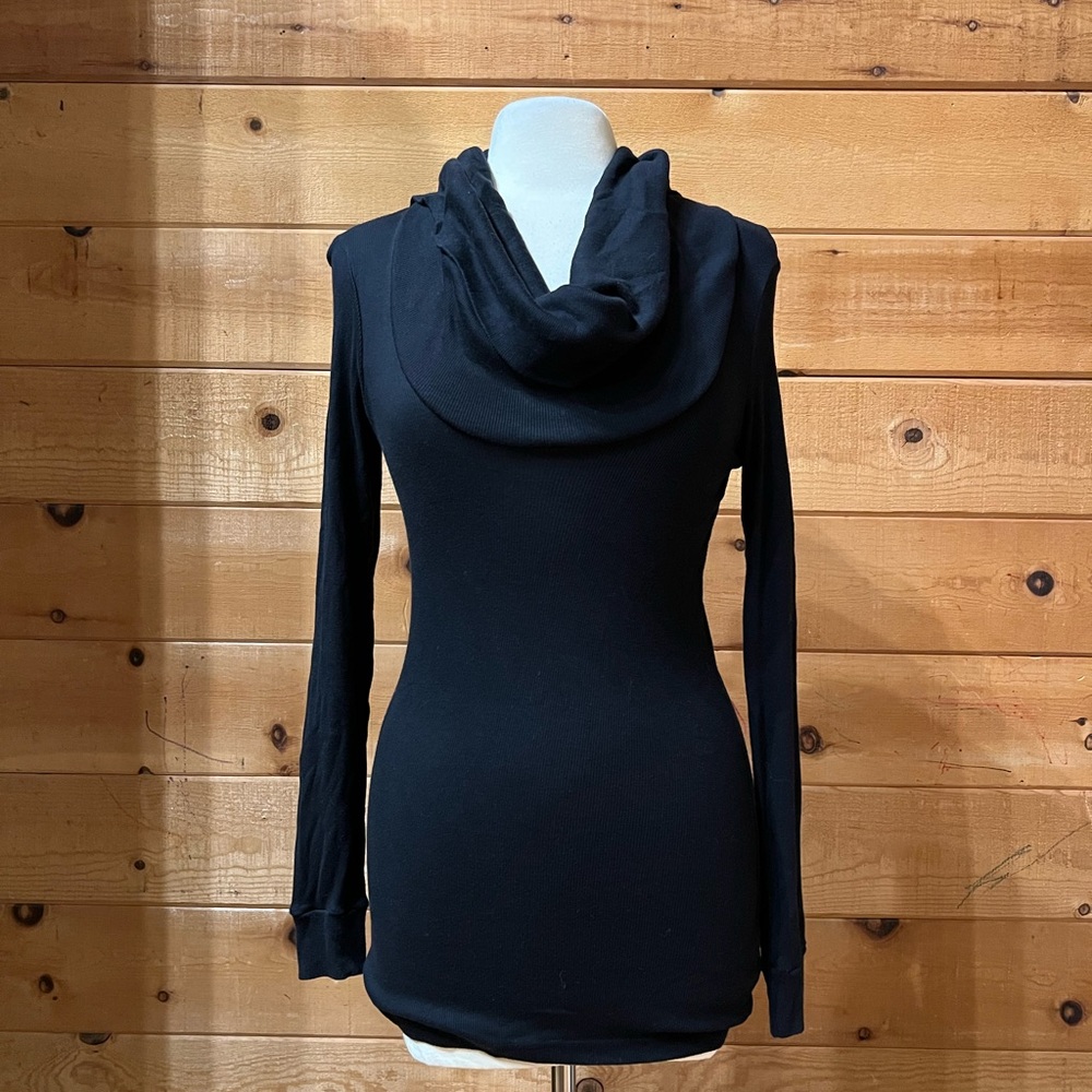 SPLENDID black cowl neck sweater